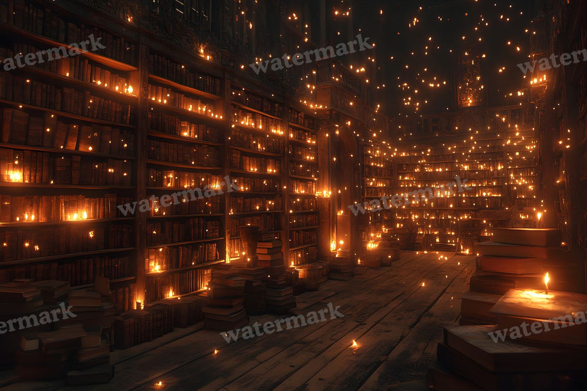 Wizards Library Backdrop Images