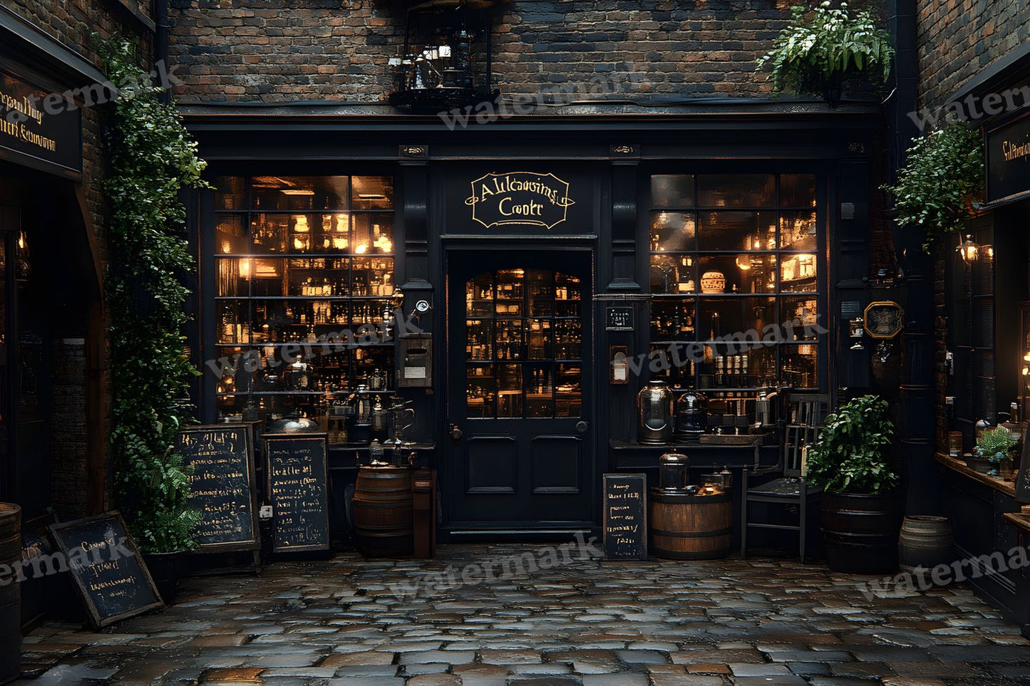 Alchemist Corner Study Backdrop Images