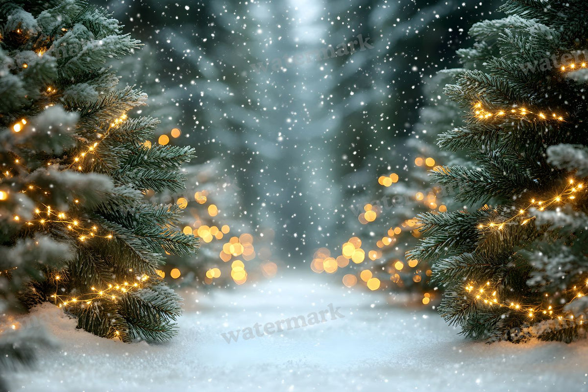 Snowy Forest Backdrop Images