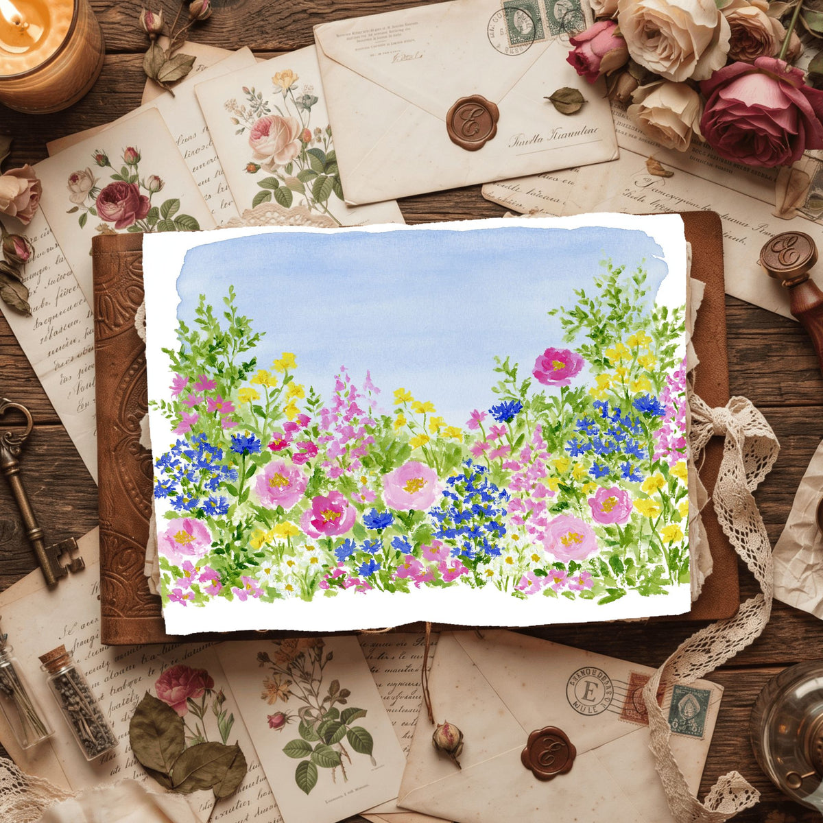 Soft Impressionist Landscape Painting