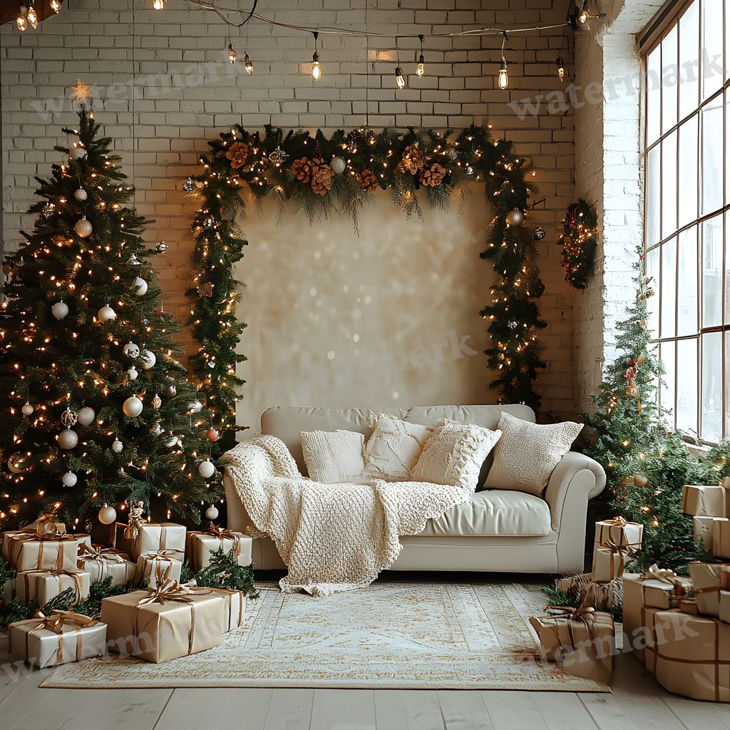 Classic Christmas Backdrop Images