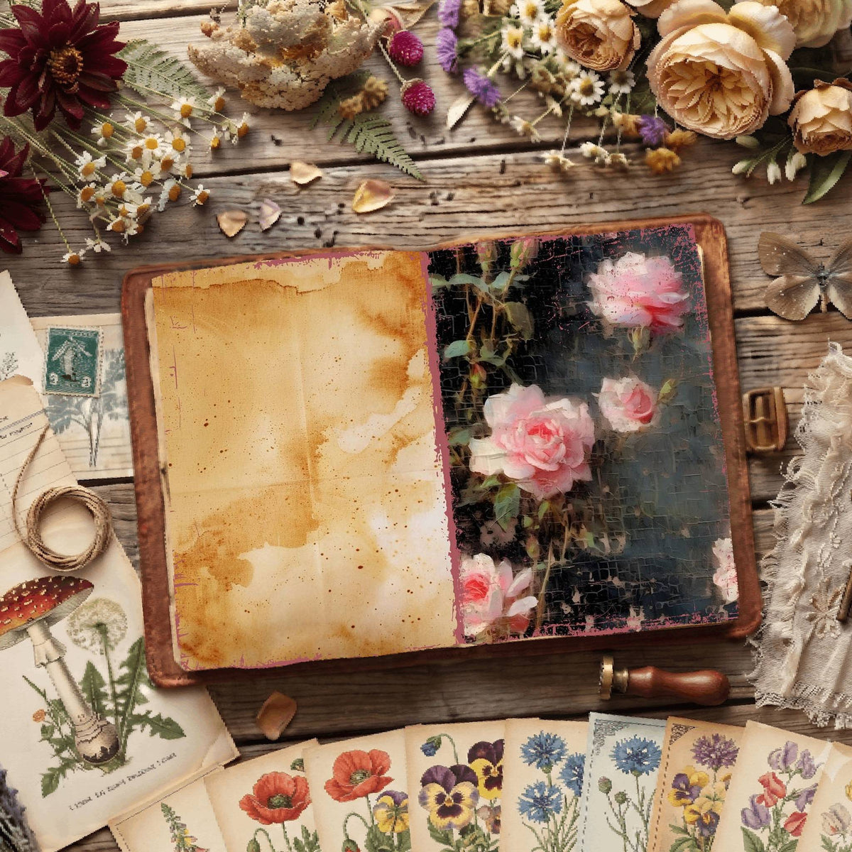 Floral Digital Papers
