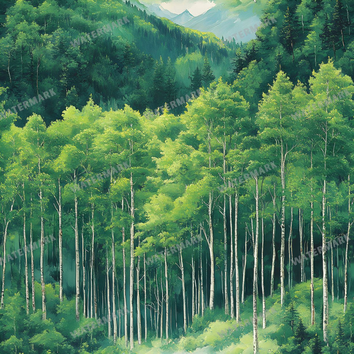 Forest Seamless Pattern