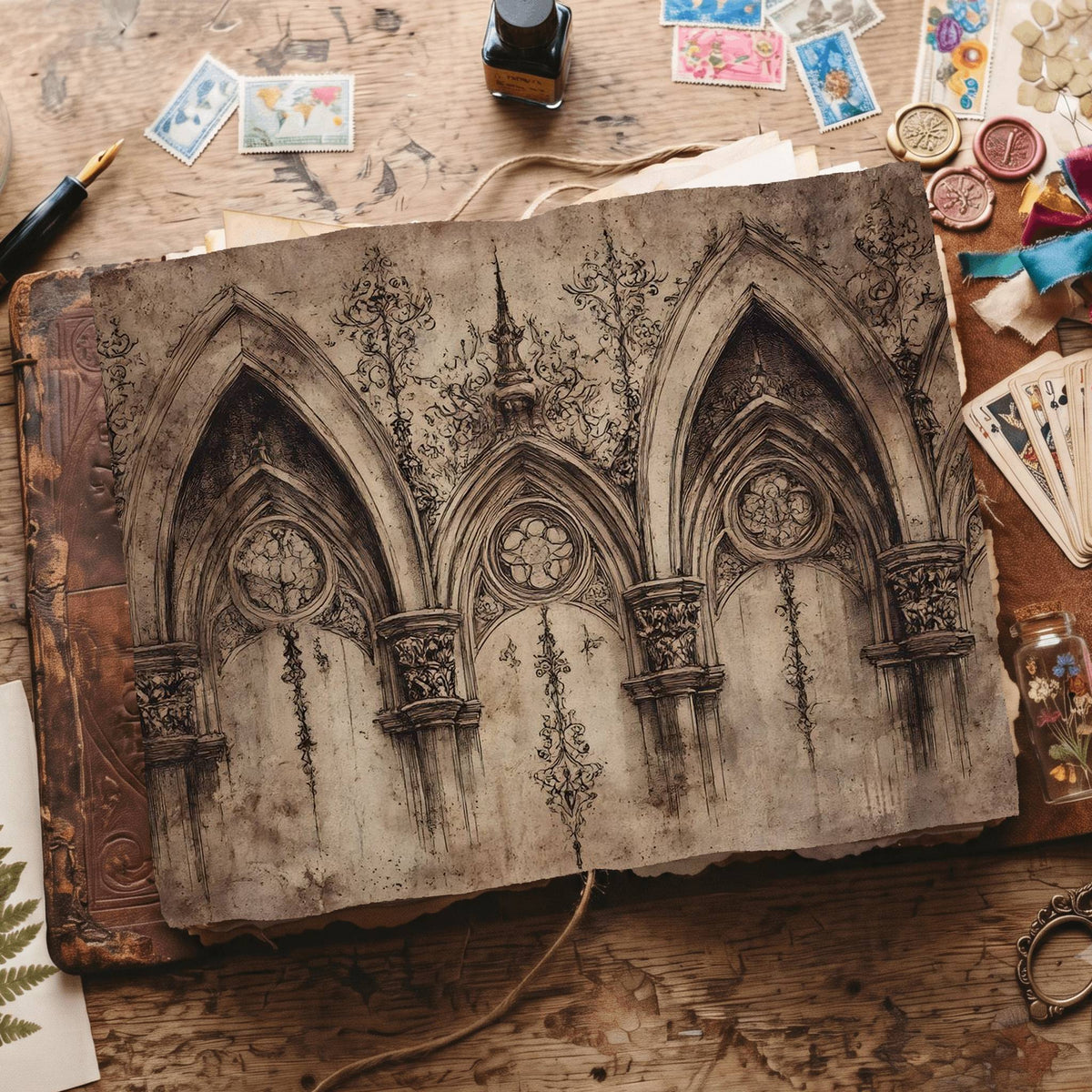 Gothic Digital Papers