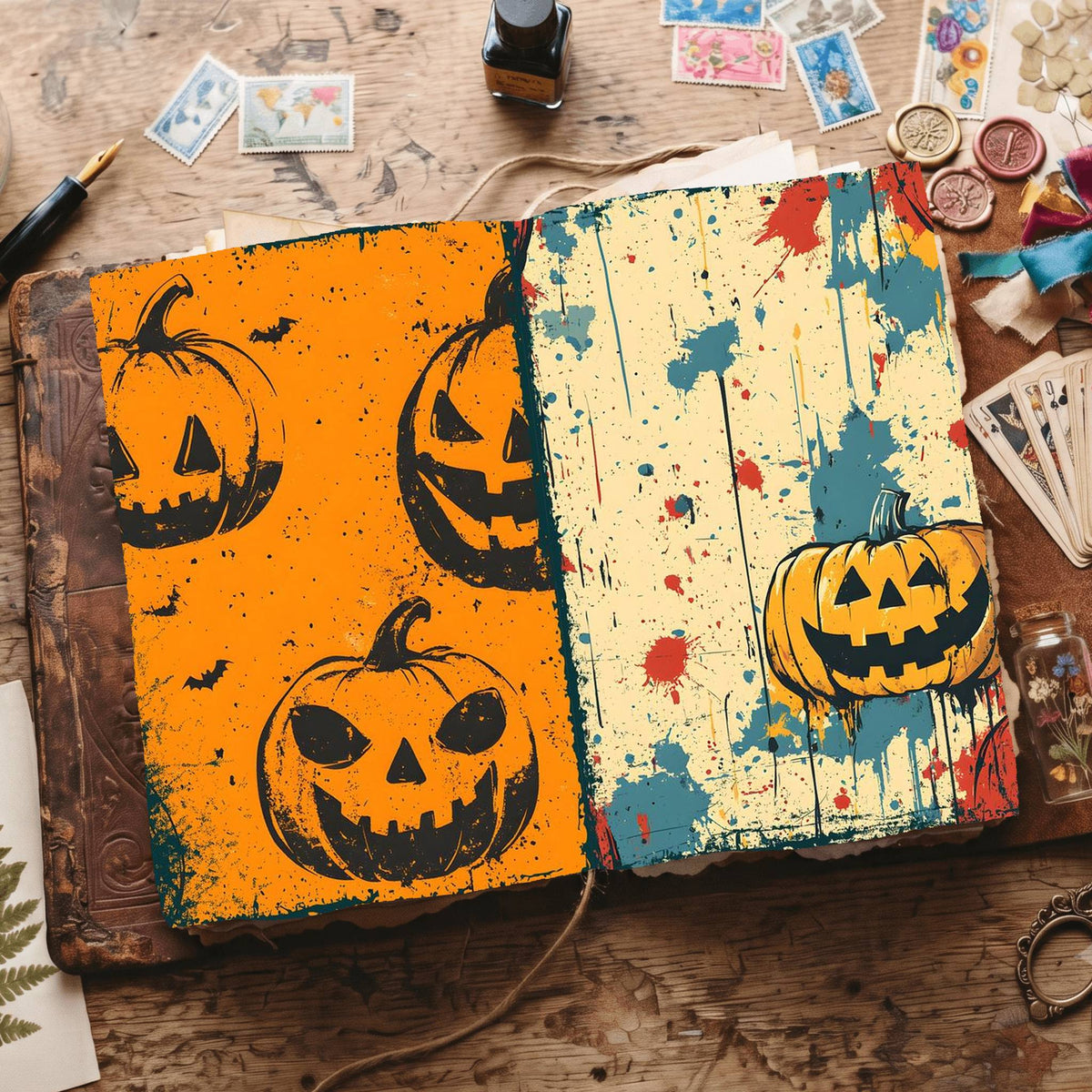 Halloween Digital Papers