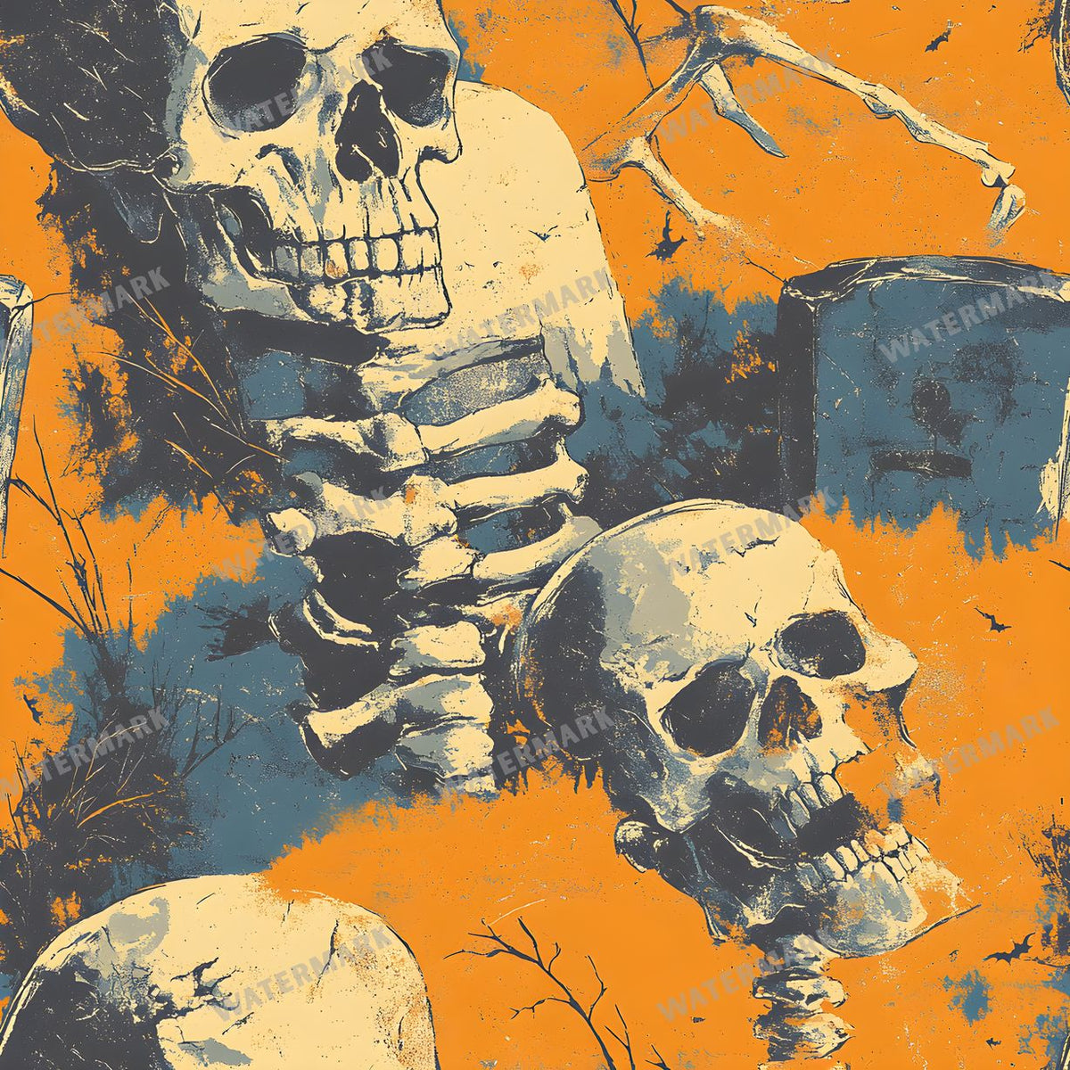 Halloween Seamless Pattern