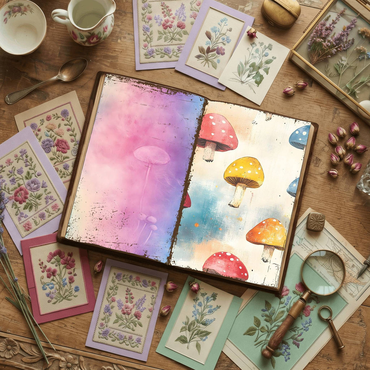 Mushroom Digital Papers