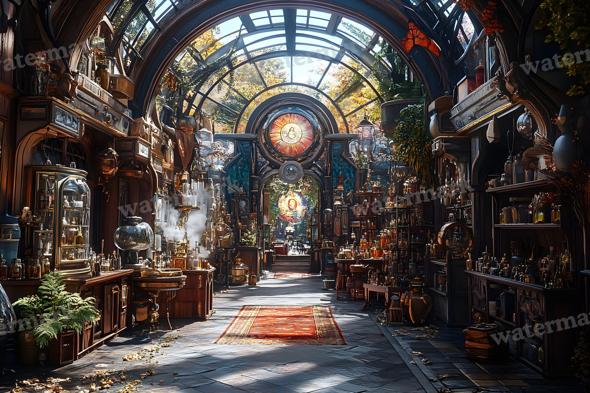 Alchemist Corner Study Backdrop Images