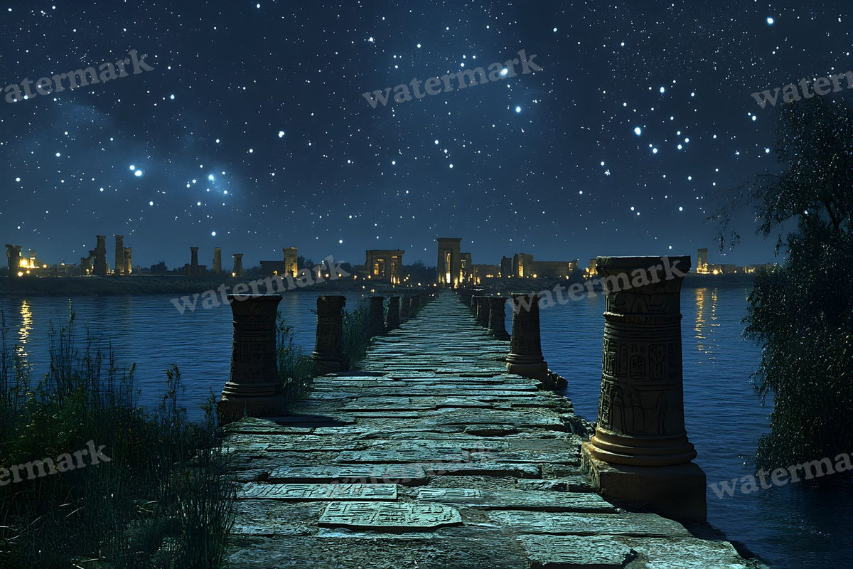 Ancient Egyptian Night Backdrop Images