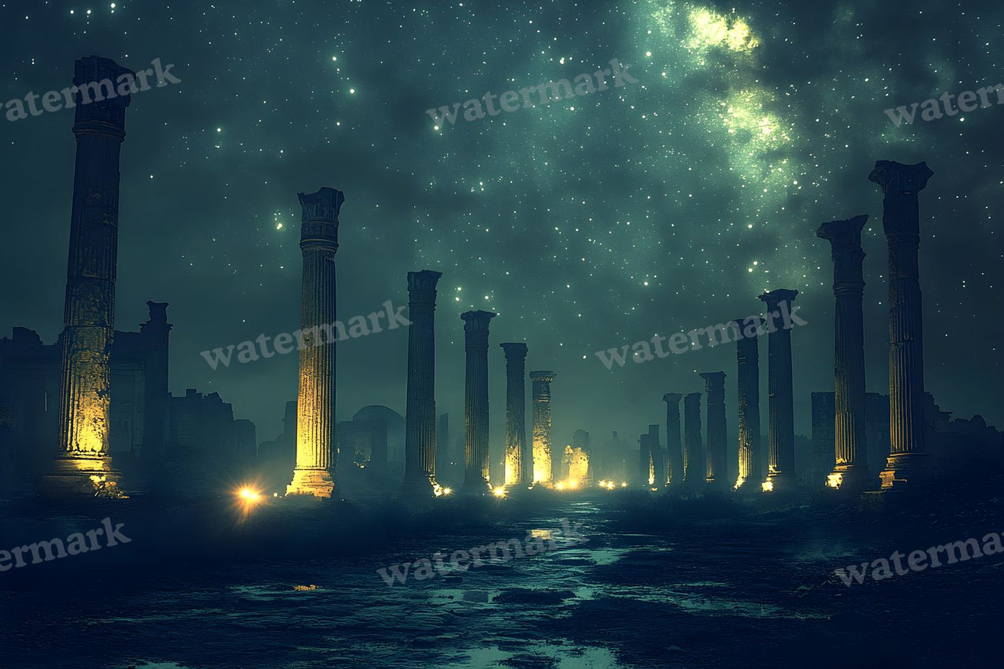Ancient Roman Night Backdrop Images