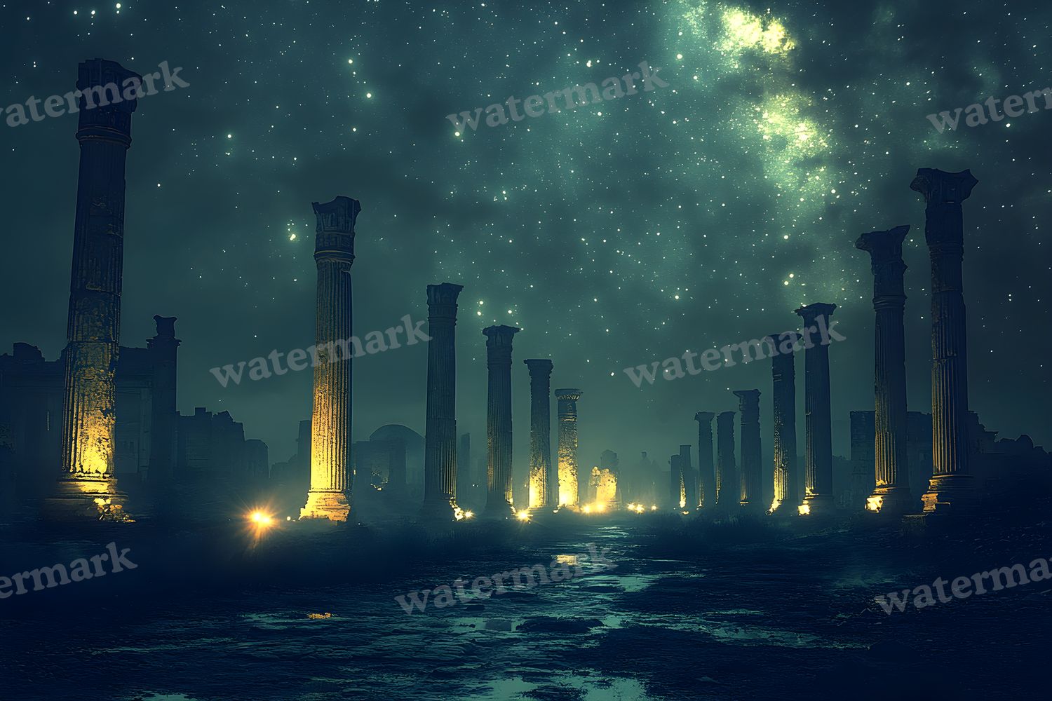 Ancient Roman Night Backdrop Images