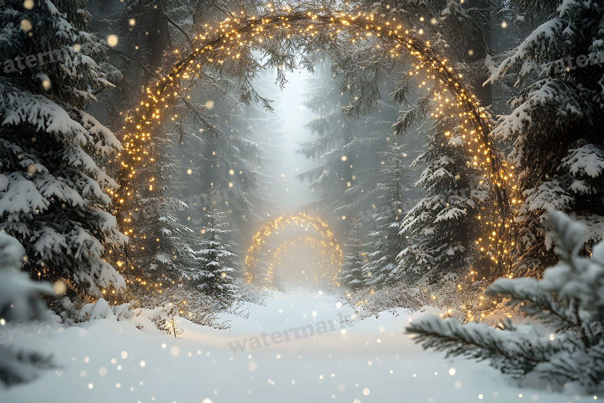 Snowy Forest Backdrop Images