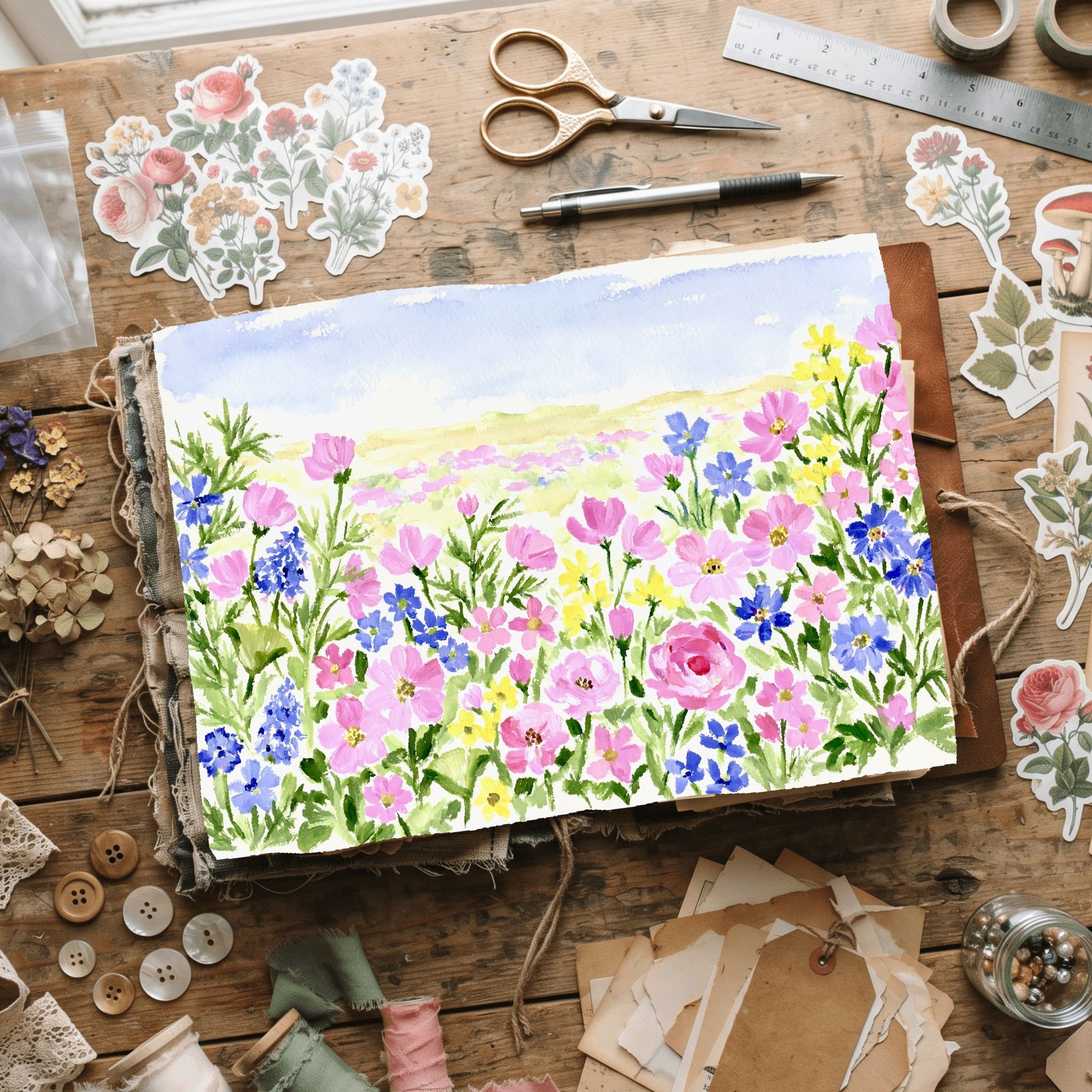 Soft Impressionist Landscape Painting
