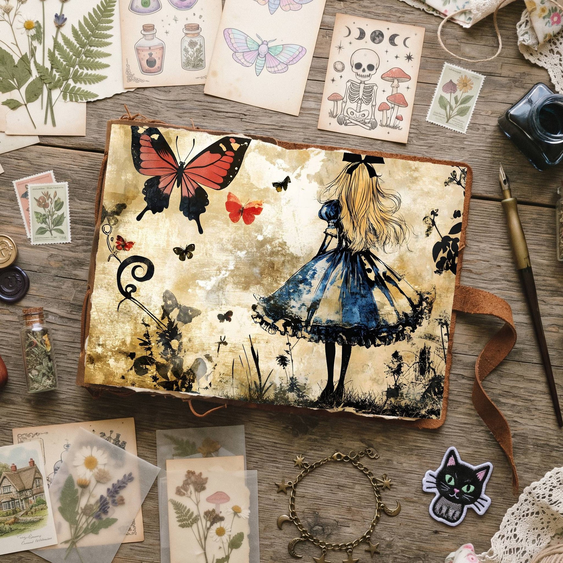 Alice In Wonderland Digital Papers
