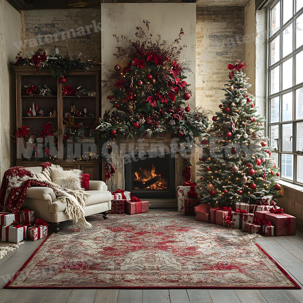 Classic Christmas Backdrop Images