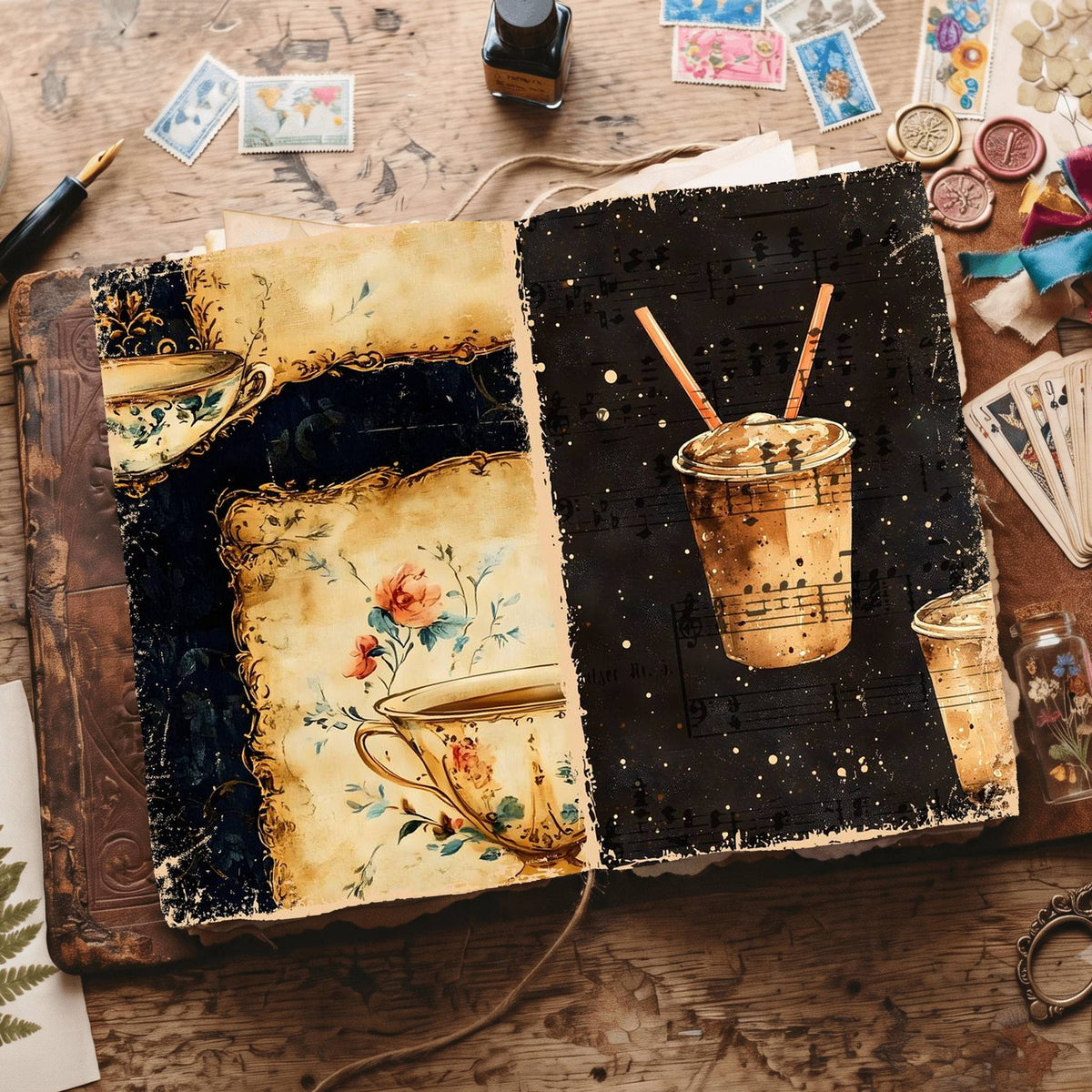 Coffee Digital Papers
