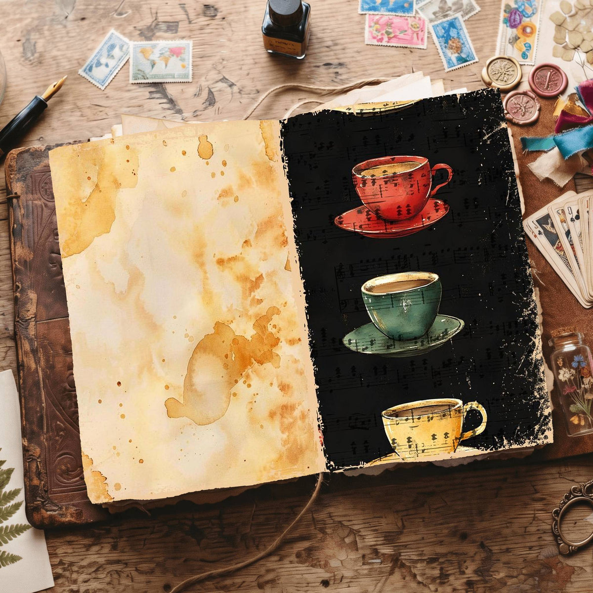 Coffee Digital Papers