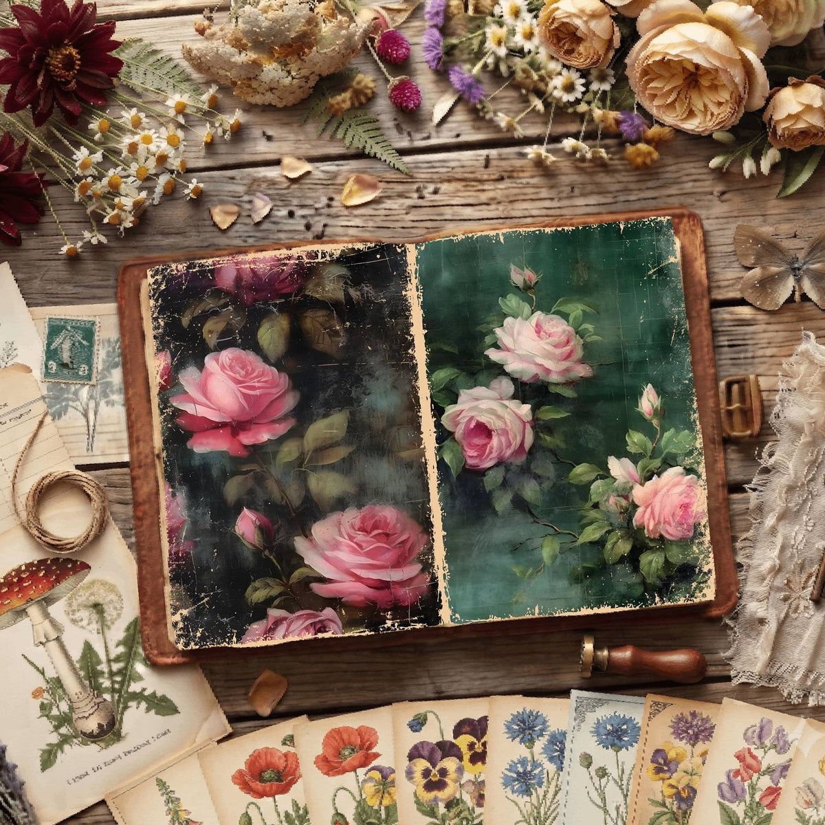 Floral Digital Papers