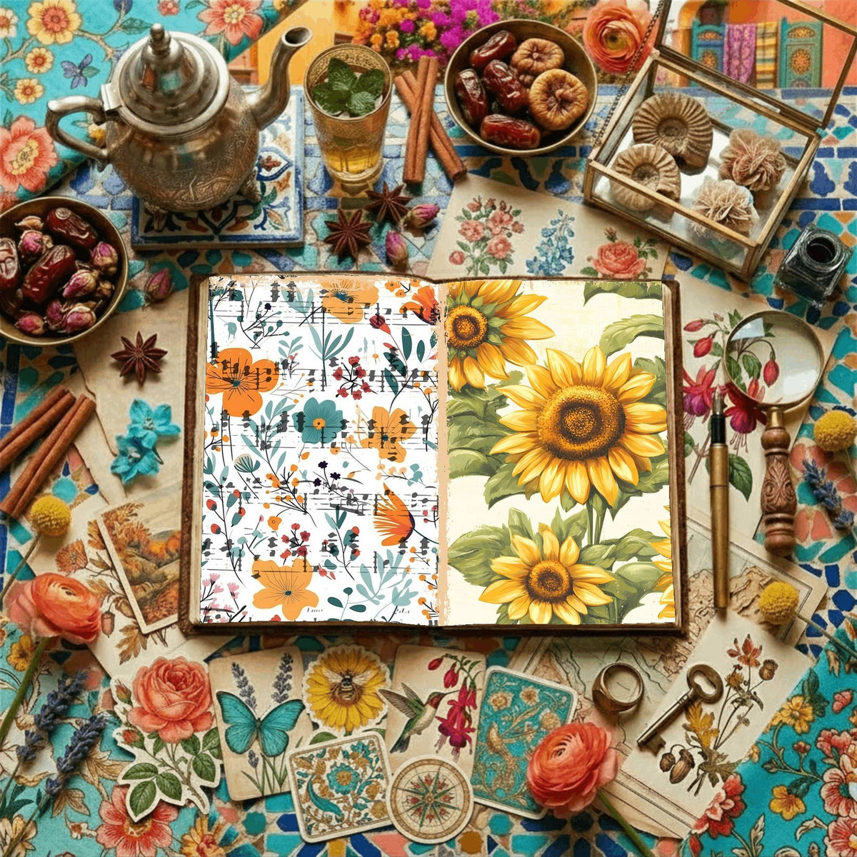 Floral Digital Papers