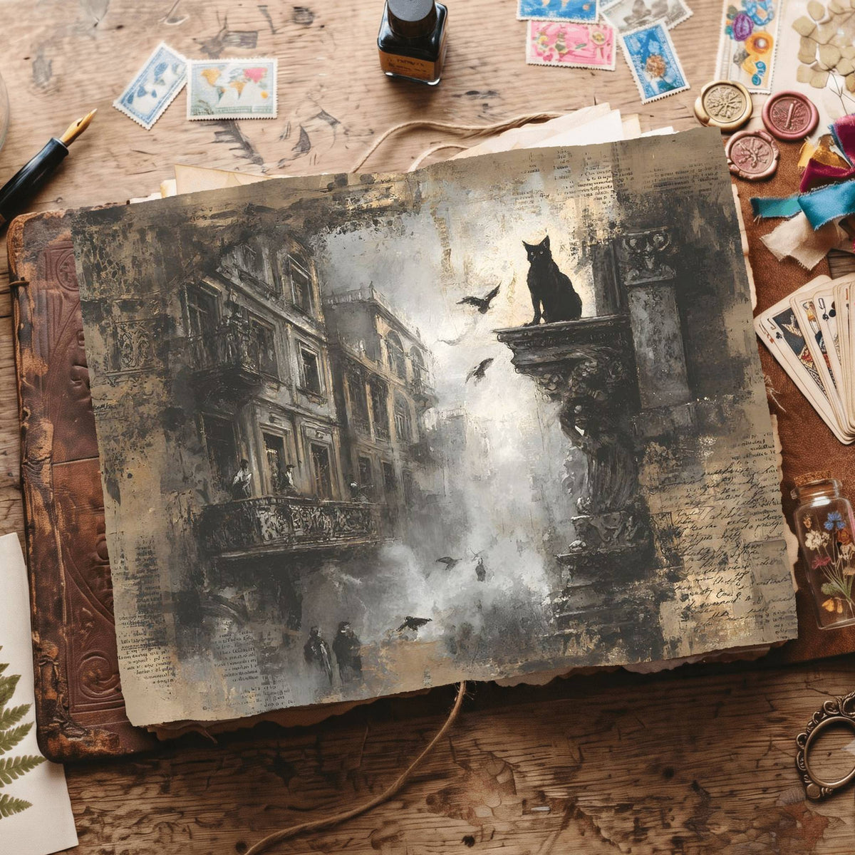 Gothic Digital Papers
