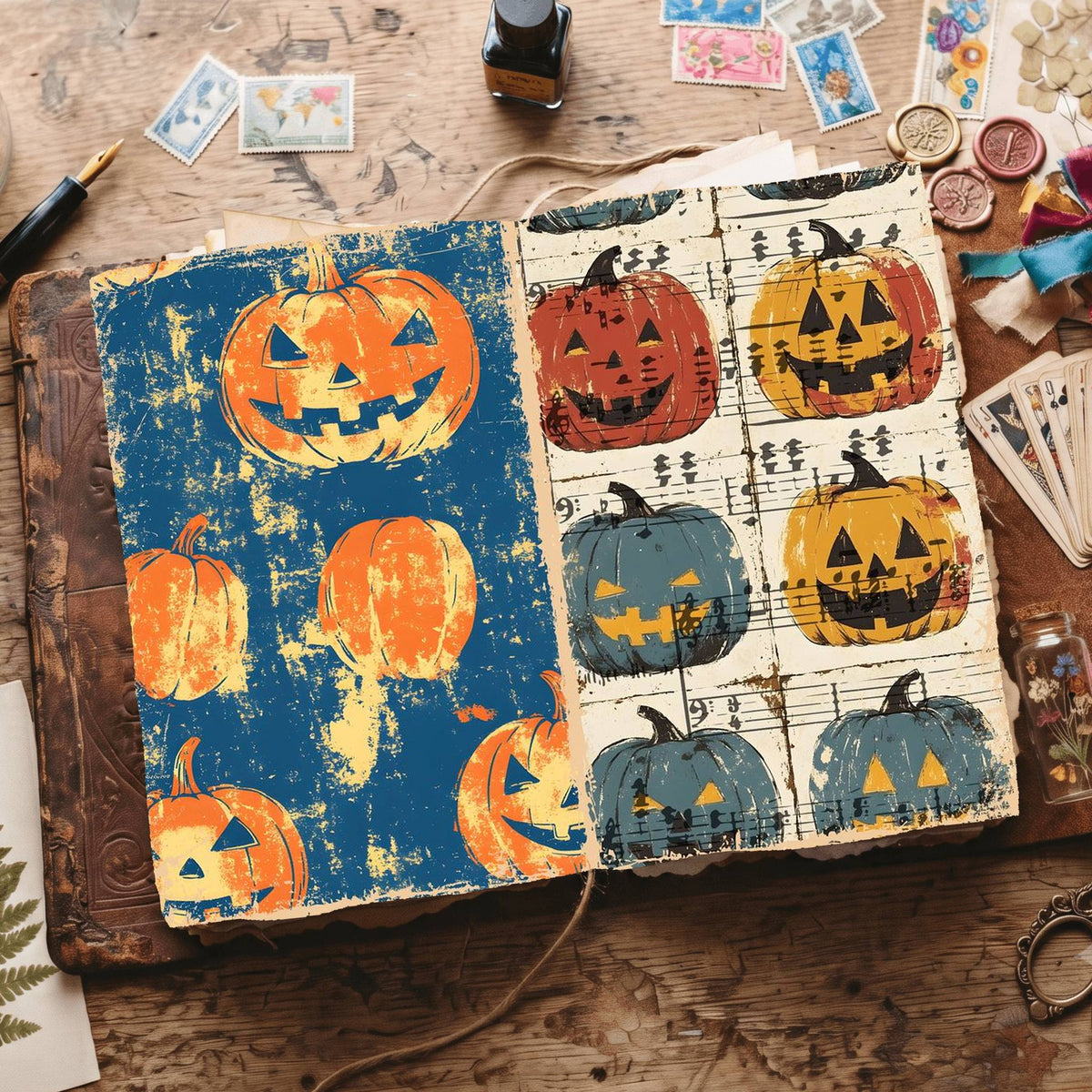 Halloween Digital Papers