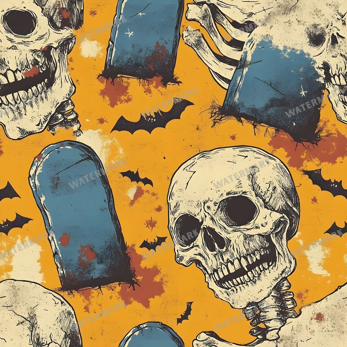 Halloween Seamless Pattern