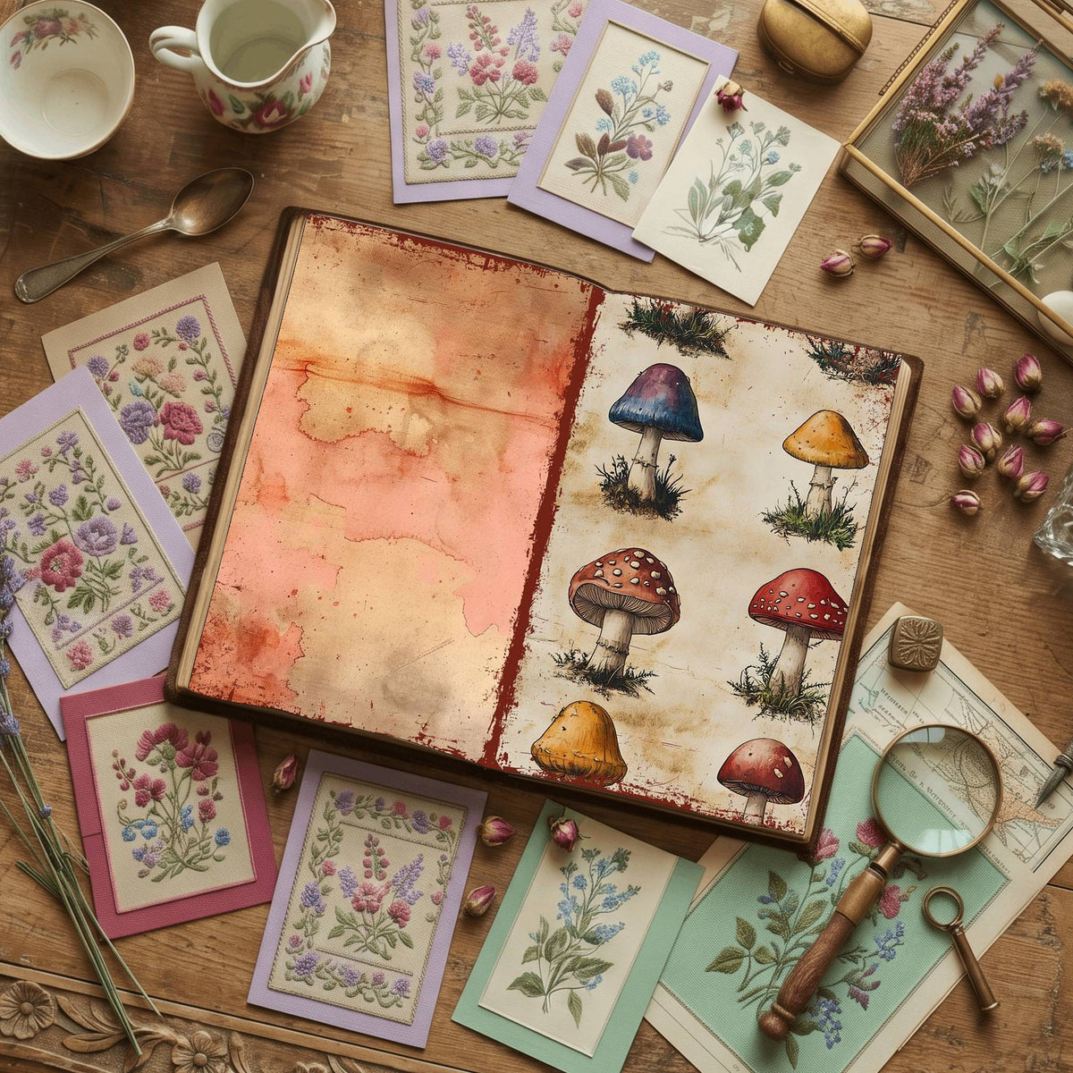 Mushroom Digital Papers