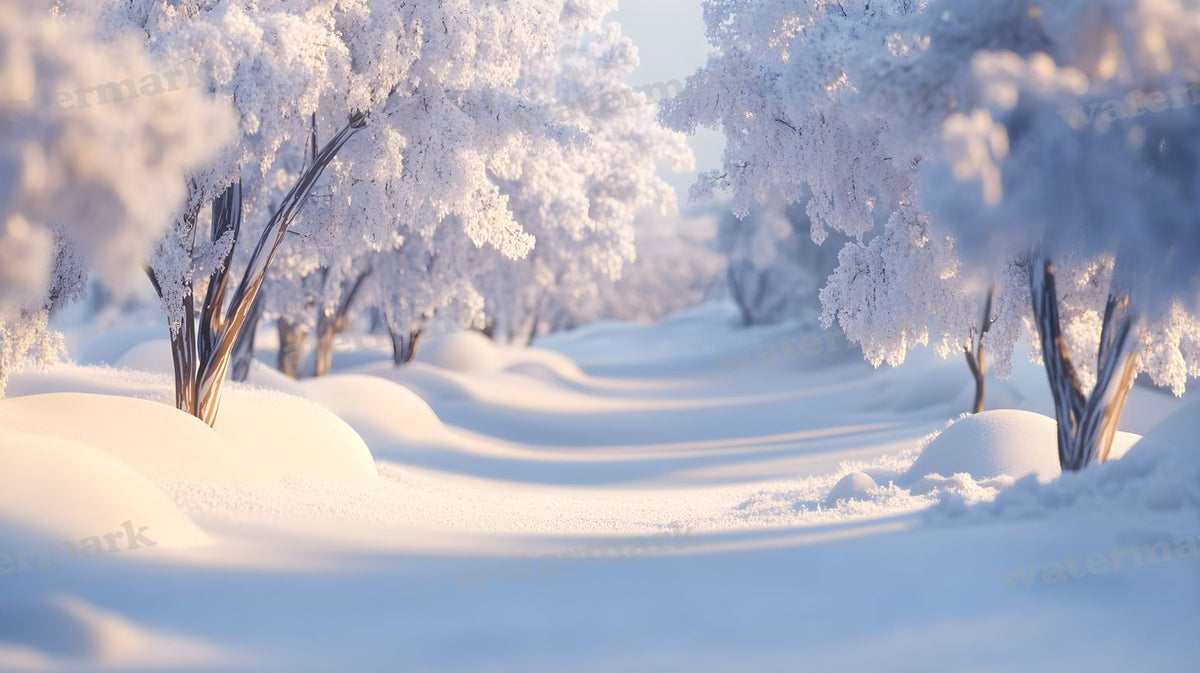 Winter Snow Backdrop Images