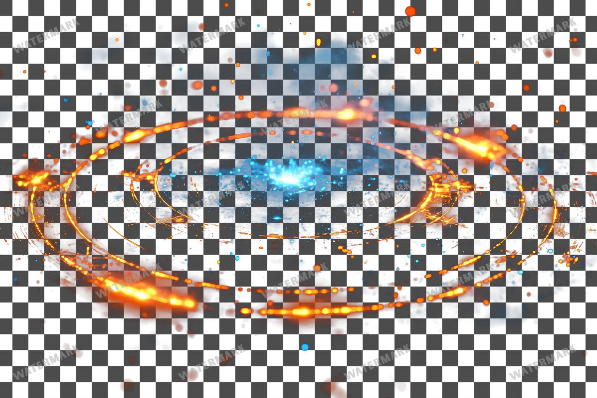 Witch Portal PNG overlay on a transparent checkered background, preview 54