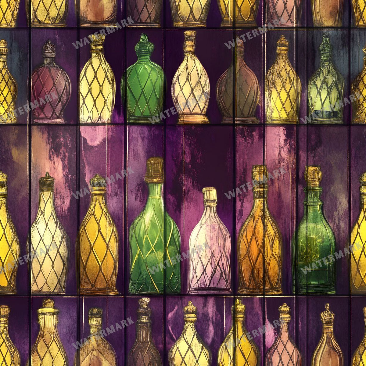 Witchcraft Seamless Pattern
