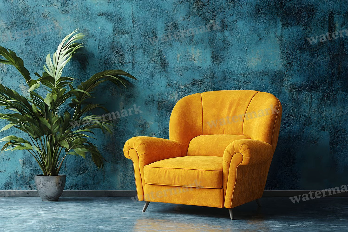 Yellow Vintage Room Backdrop Images