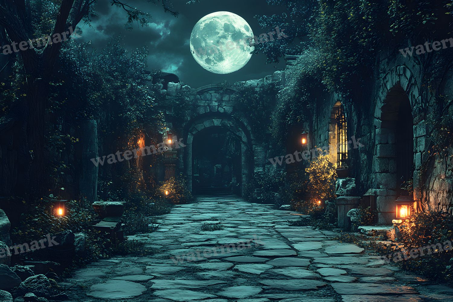 Ancient Roman Night Backdrop Images