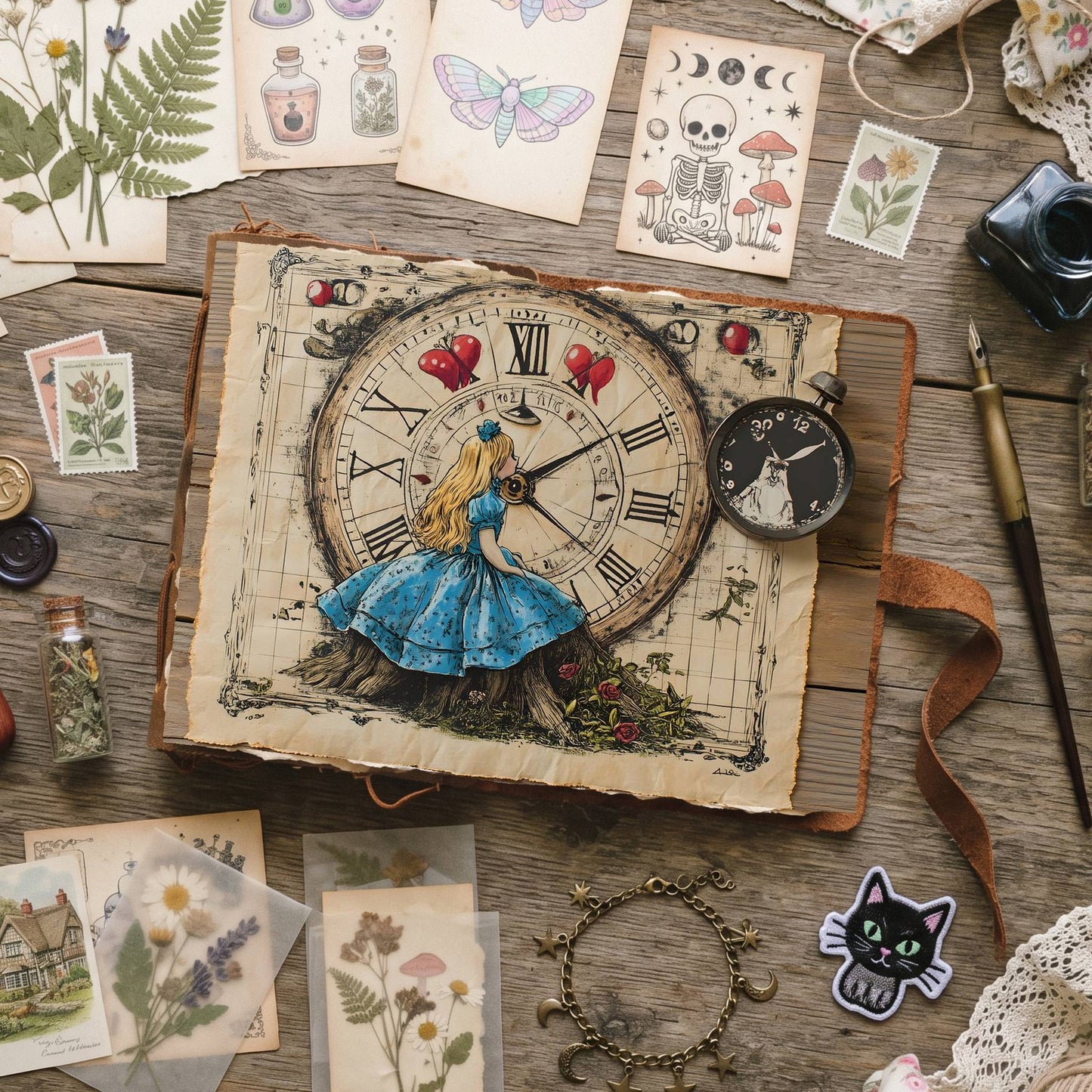 Alice In Wonderland Digital Papers