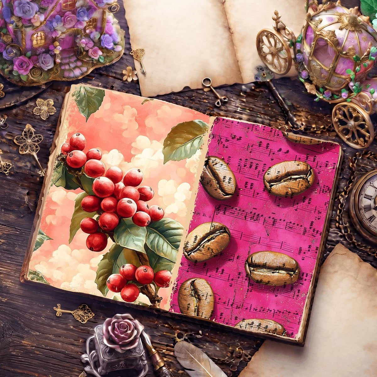 Coffee Digital Papers
