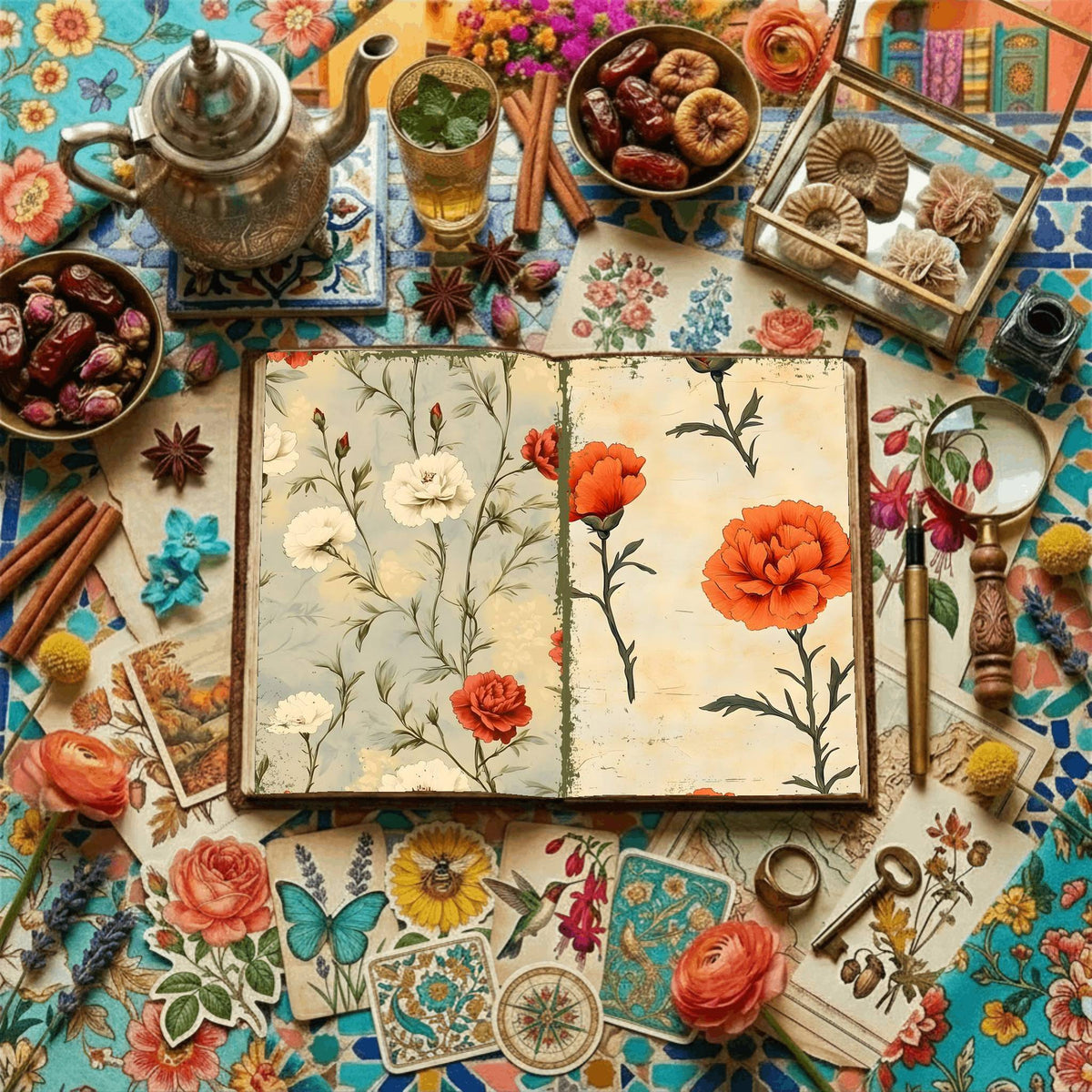 Floral Digital Papers
