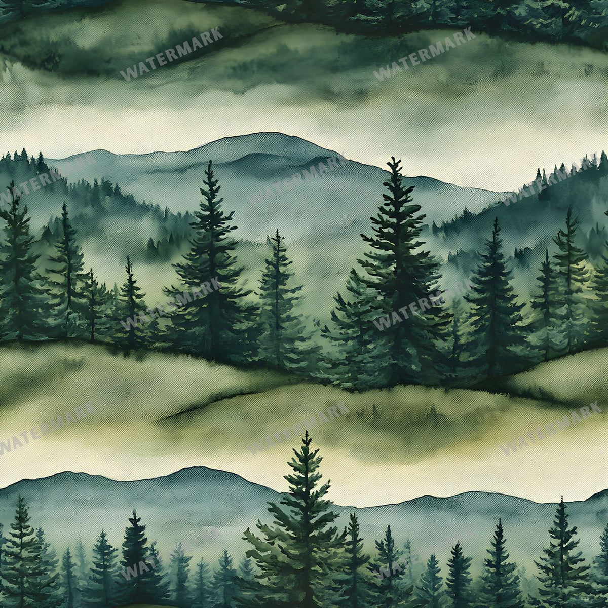 Forest Seamless Pattern