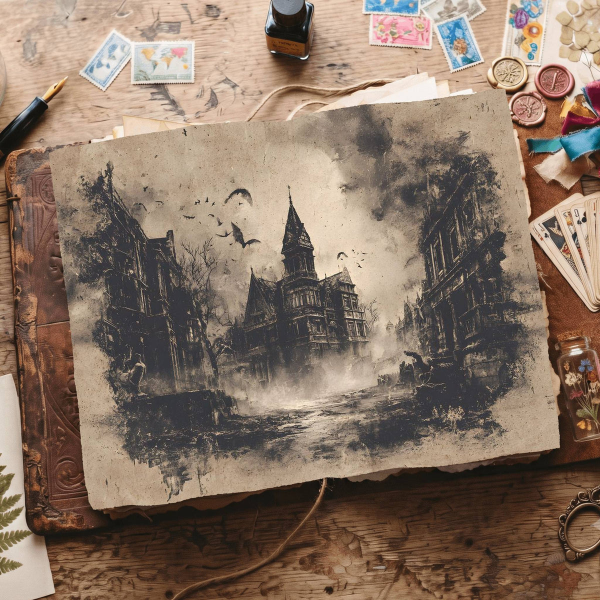 Gothic Digital Papers
