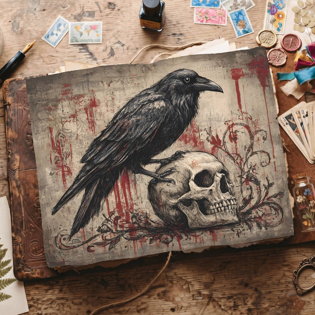 Gothic Digital Papers