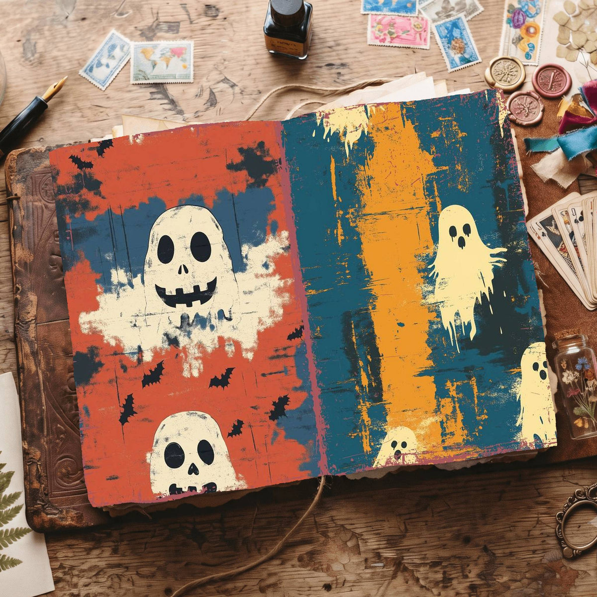 Halloween Digital Papers