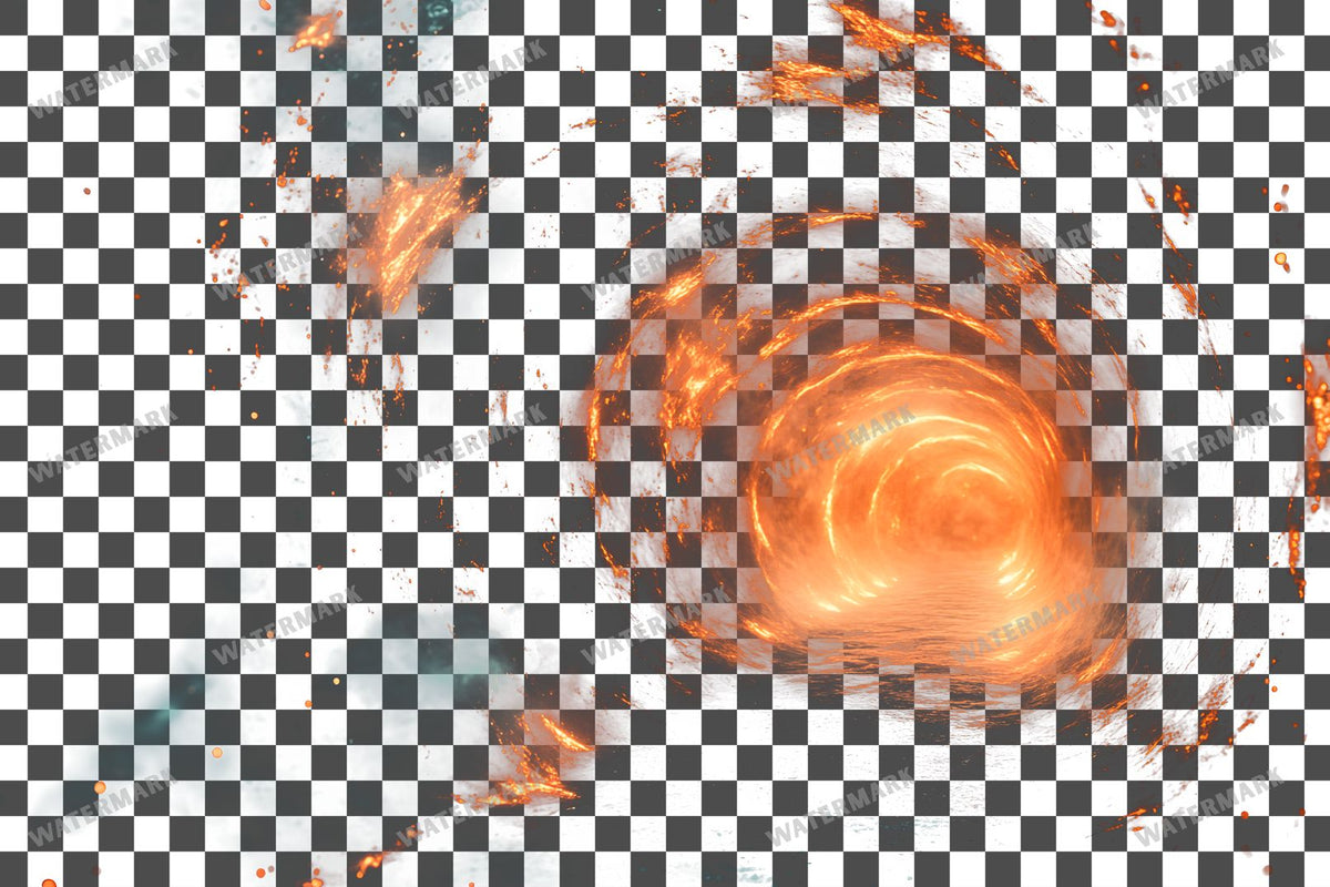 Witch Portal PNG overlay on a transparent checkered background, preview 55