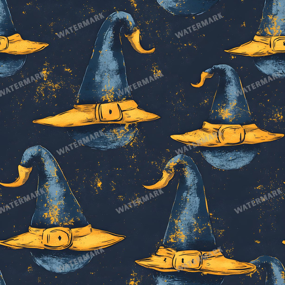 Witchcraft Seamless Pattern