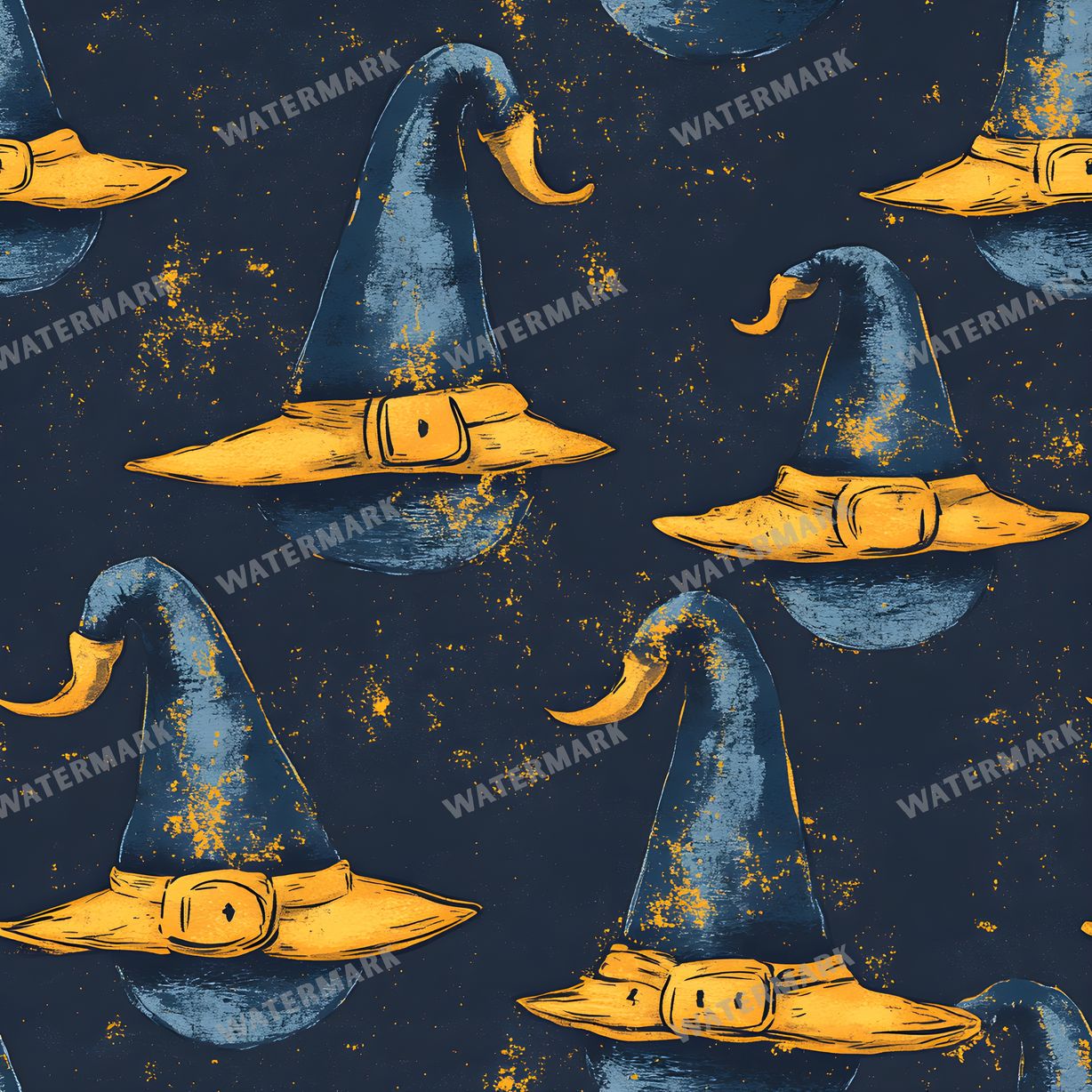 Witchcraft Seamless Pattern