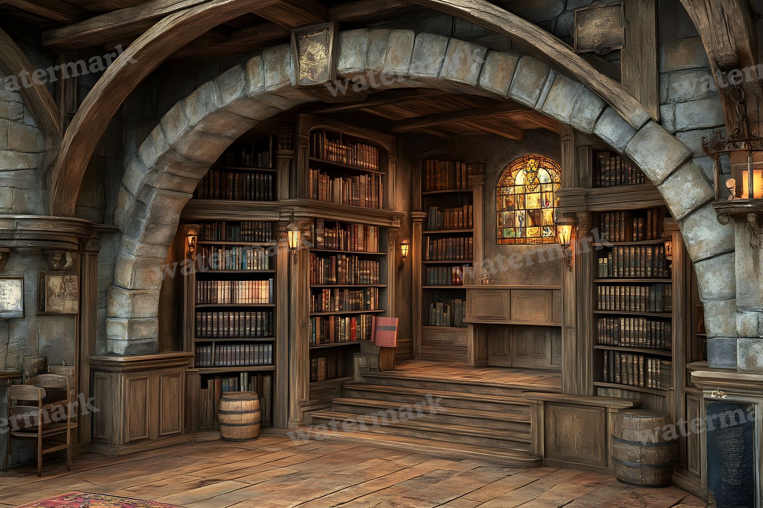 Wizarding Classroom Backdrop Images