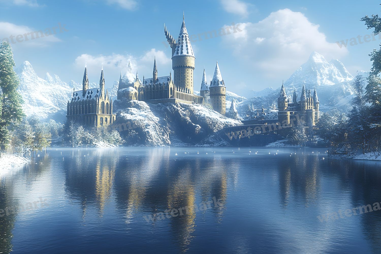 Wizarding School Backdrop Images