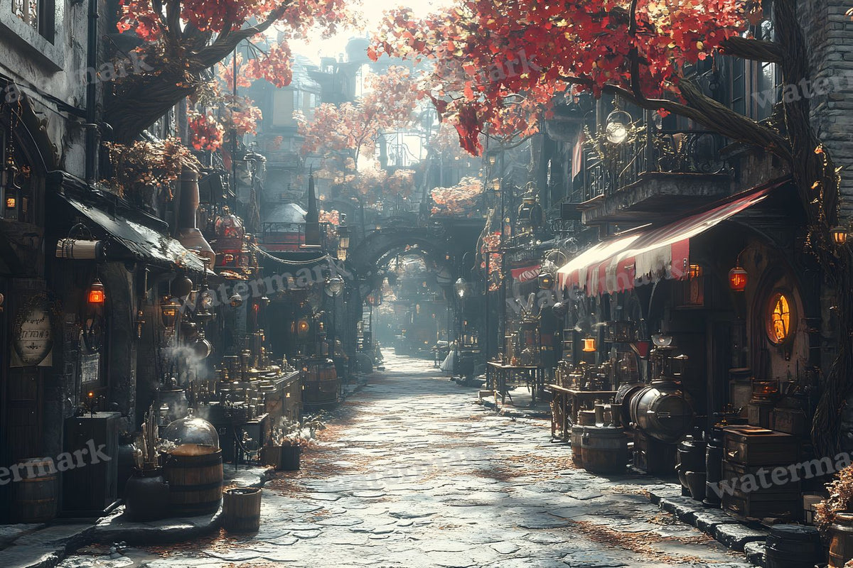 Alchemist Corner Study Backdrop Images