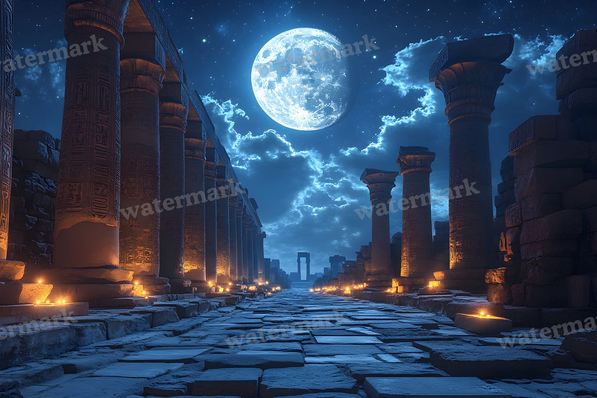 Ancient Egyptian Night Backdrop Images