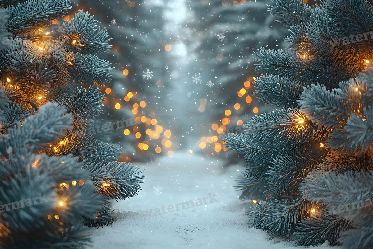 Snowy Forest Backdrop Images