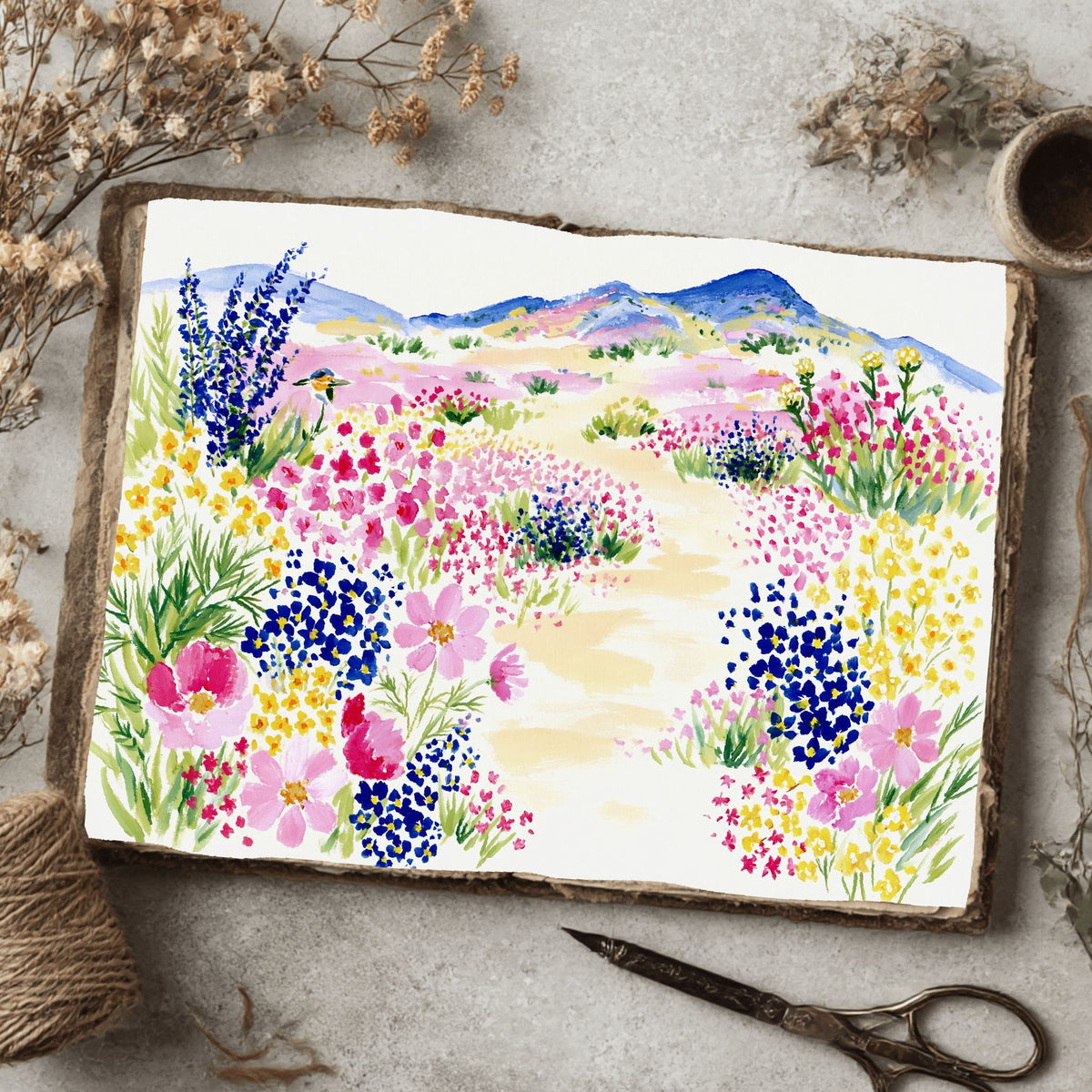 Soft Impressionist Landscape Painting