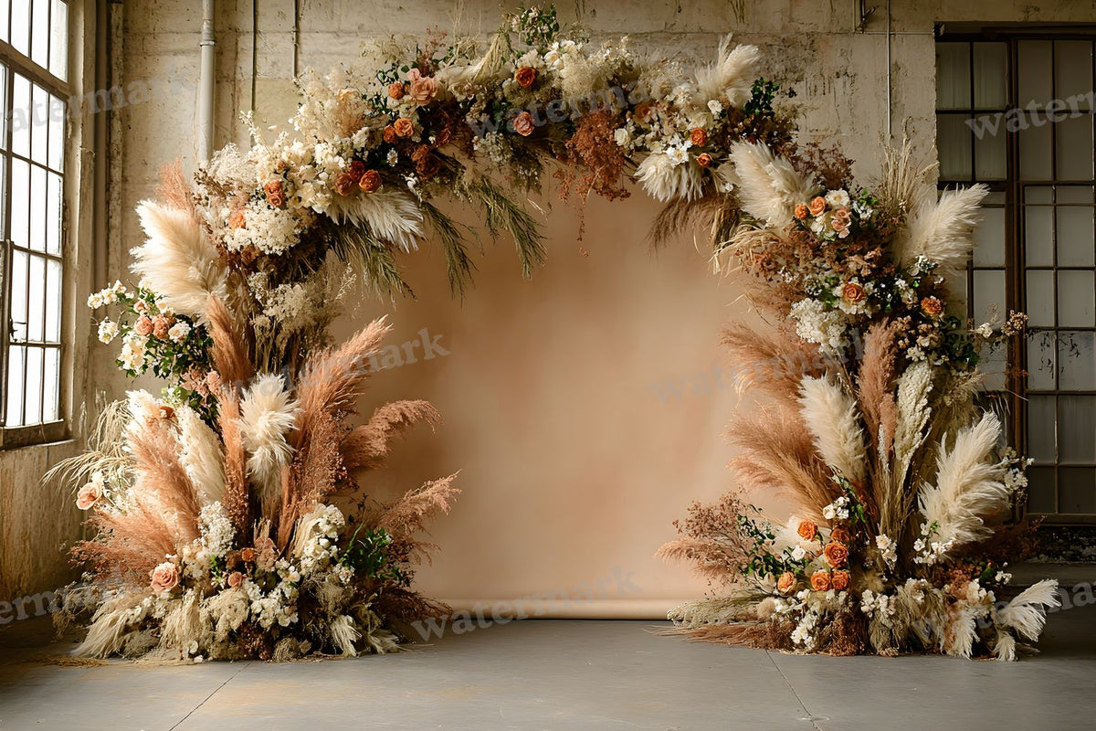 Boho Sunset Arch Backdrop Images