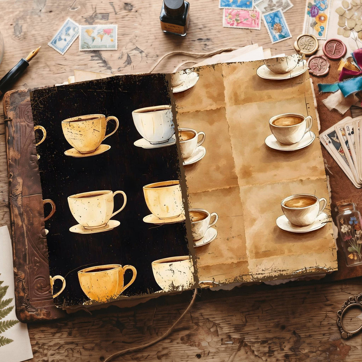 Coffee Digital Papers